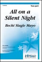 All on a Silent Night Two-Part choral sheet music cover